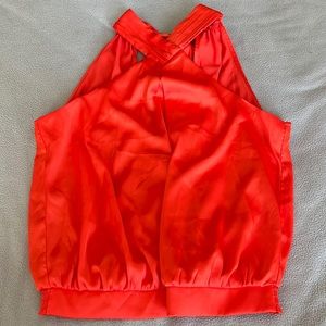 Express satin top